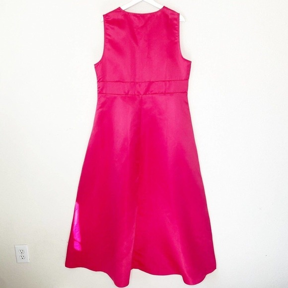 Hot Pink Sleeveles V-Neck Gown XXL NWT - Picture 6 of 9